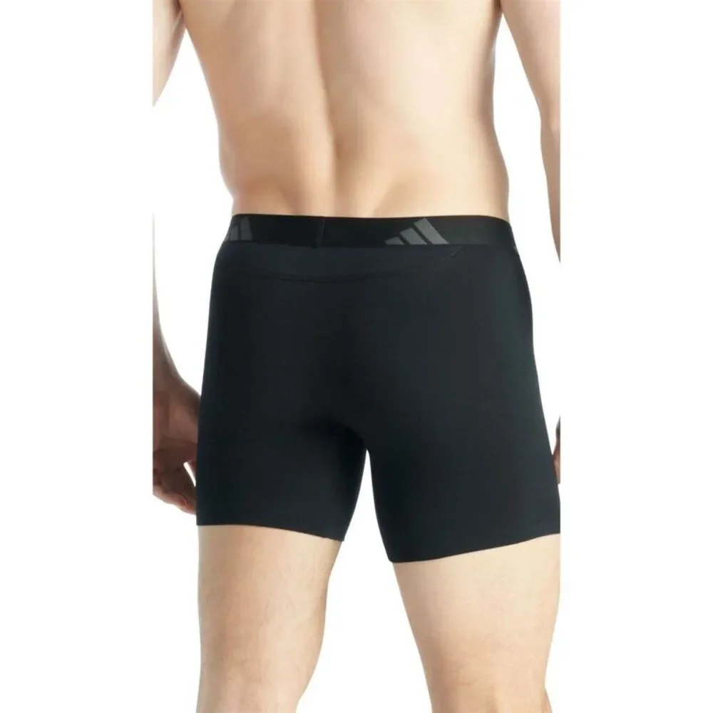Adidas Mens Logo Boxer Briefs (Pack of 2) / Black